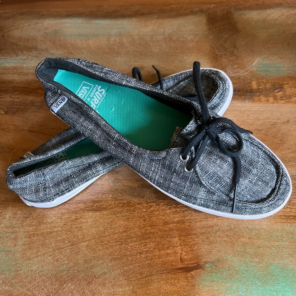 👟 🌊 Vans Surf Series Deck Shoes | Denim Look | Sz 7.5 🌊